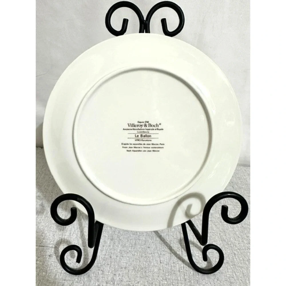 Villeroy & Boch Le Ballon Fine Porcelain Salad/Dessert Plate Pink Pearl Londres